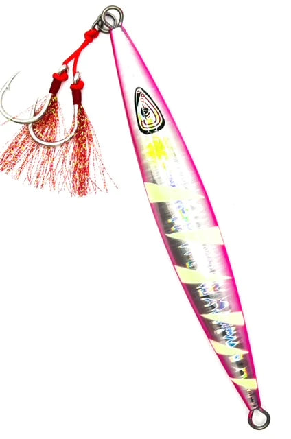 Johnny Jigs - Tuna Teaser Pink/Silver Slow Pitch Jig – Paradise Tackle Co