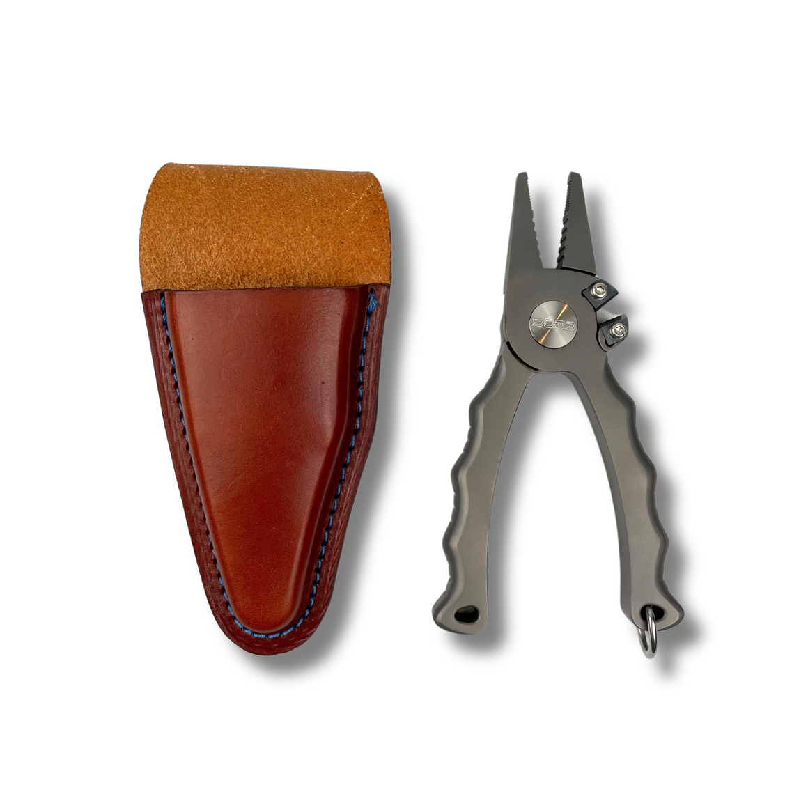 Sord Fishing Products Tungsten Pliers with Leather Sheath