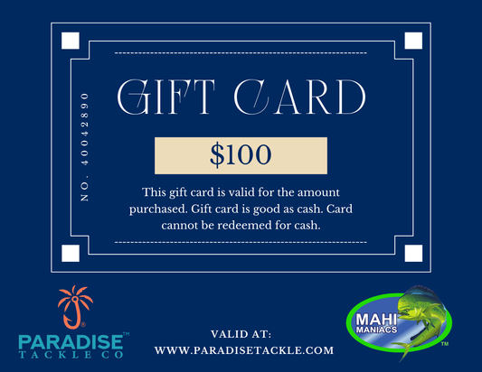 Paradise Tackle Gift Card