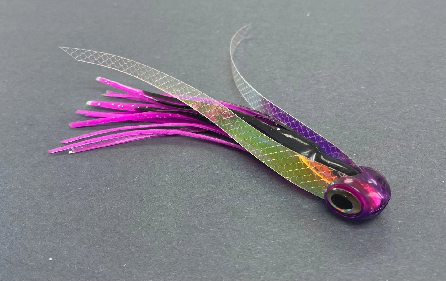  Fish WOW!® 6.5 Pink Purple Fishing trolling Rigged